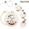 Durable Embroidery Hoops 6 pcs